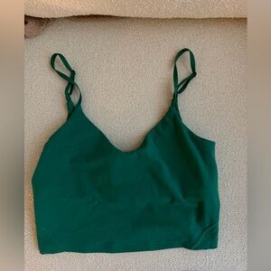 Lululemon Green V-Neck Cami Top